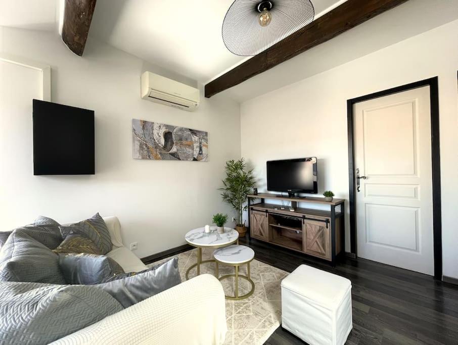 Ferienwohnung Charme Urbain Sous Les Toits-Terrasse/Clim/Parking Béziers Exterior foto