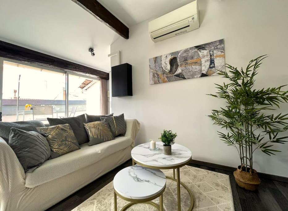 Ferienwohnung Charme Urbain Sous Les Toits-Terrasse/Clim/Parking Béziers Exterior foto